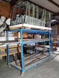 CART WITH SHADE FRAME TUBING & RACK (PICKUP ONLY)