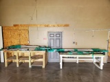 BENCHES WITH RAW STOCK (PICKUP ONLY)