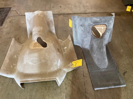 (2) HUGHES 600 TRANSMISSION COVERS