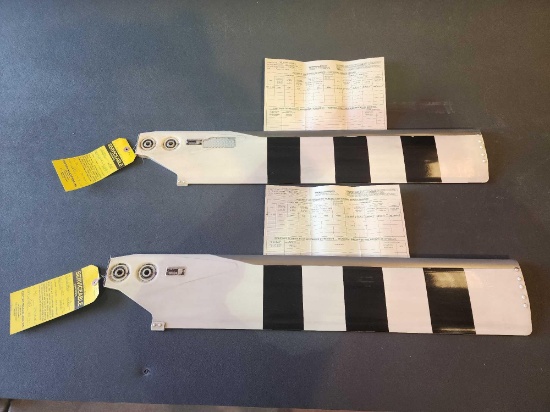 BELL 206 TAIL ROTOR BLADES 206-016-201-127 (32.5 HRS REMAINING /INSPECTED)