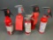 LOT OF FIRE EXTINGUISHERS 2-10 (S/N 34826, 39982, 43067 & 951320) & 344T S/N W-865869