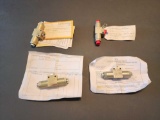MAIN LANDING GEAR SHUTTLE VALVES 25V0413 (1 REPAIRED) S/N 11904, 11166, 2736 & 11084