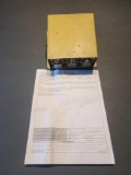 LEAR 30 SERIES FUEL CONTROL RELAY PANEL ASSY 2418043-30 (REPAIRED BY DUNCAN 2021) S/N 411045