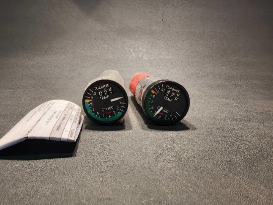 TURBINE TEMP INDICATORS 131350-3 (BER/RAI) S/N 22-1473 & 22-1470
