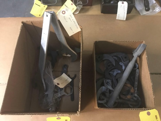 (2) BOXES OF SPECIALTY WRENCHES, INCLUDING DHC-6 NOSE WHEEL WRENCHES