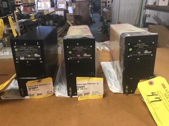 POWER SUPPLY TRANSFORMER RECTIFIERS, PN 2-299, S/N'S 5546, 1497 & 2204 (ALL REPAIRED W/ 8130'S)