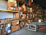 11 SECTIONS OF PALLET RACKING, (5) ARE 12' TALL, 42