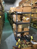 1 ROW OF RIVET RACKING, 6' TALL, 3' DEEP, 6' WIDE, 4 SHELVES PER SECTION, 8 SECTIONS (LOCAL PICKUP