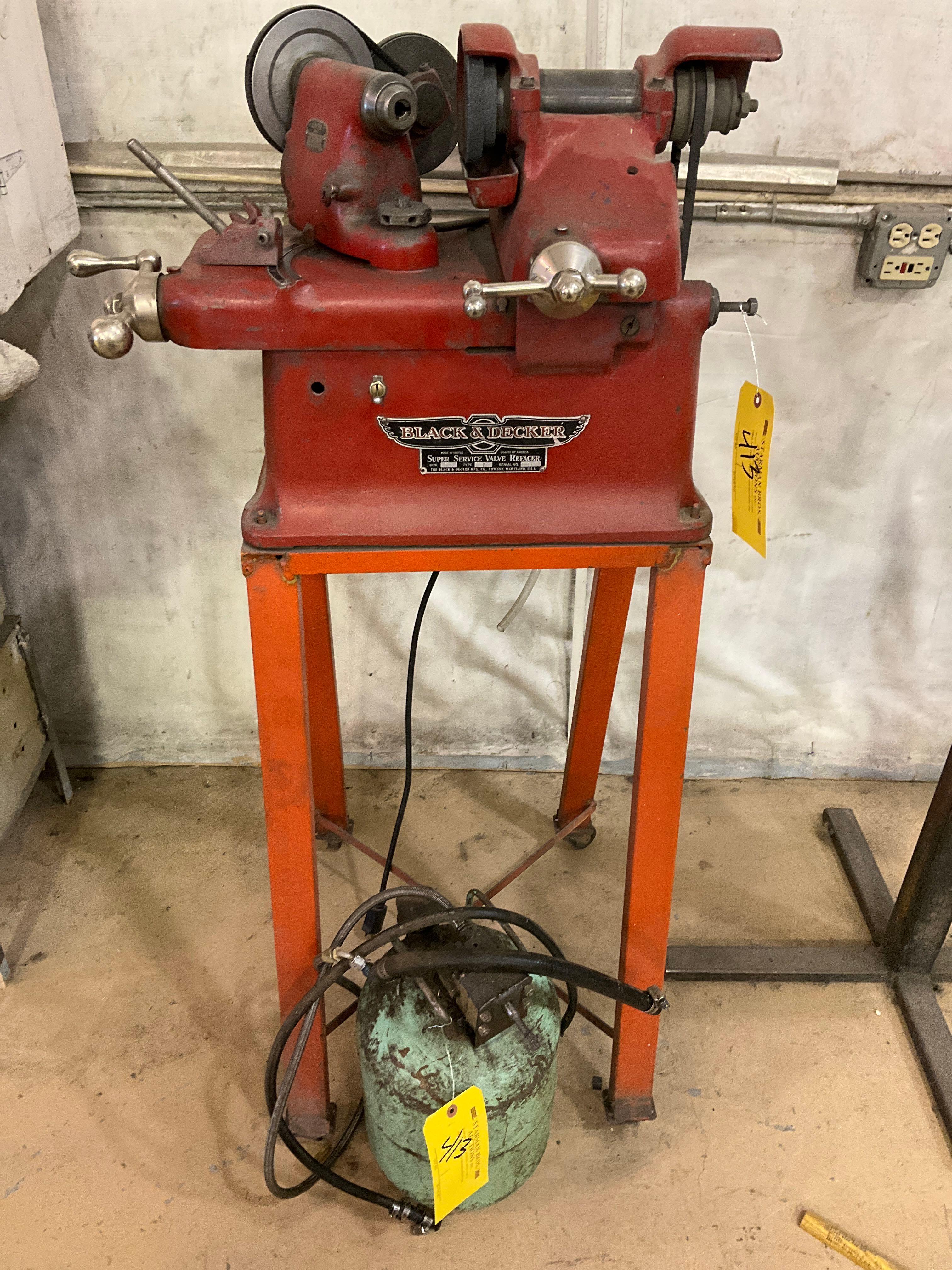 BLACK & DECKER VALVE REFACING MACHINE TYPE L Proxibid