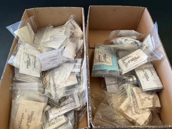 BOXES OF CLAMPS & HARDWARE