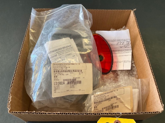 NEW A36 TAIL CONE LENSES 002-44033-23U, WHELEN LENS 68-4270002-30 & A/R LENS 9EL400446-00