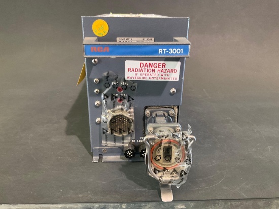 RCA RT-3001 RADAR TRANSCEIVER MI-585222 (AS REMOVED)