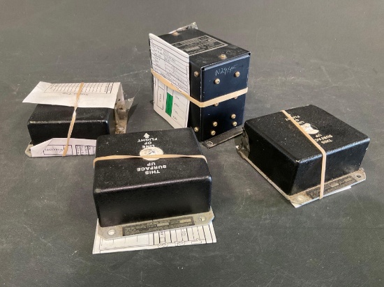 SYNCH AMPLIFIER 470-1 & COLLINS SSS-65 SLIP, SKID SENSORS 622-6019-001 (ALL WITH REMOVAL TAGS)