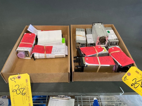 BOXES OF COLLINS CONTROLLERS & INDICATORS (ALL NEED REPAIR)
