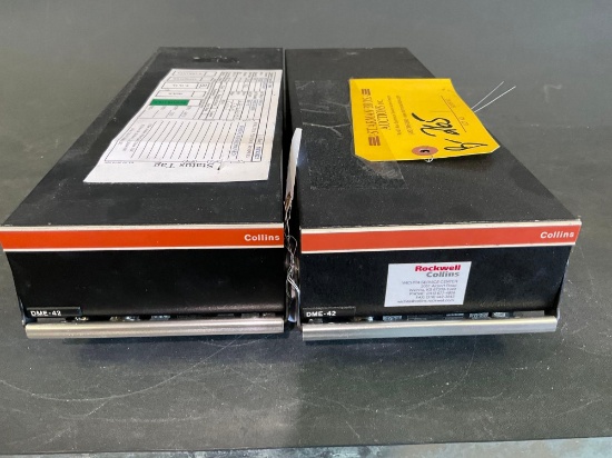COLLINS DME-42 TRANSCEIVERS 622-6263-003 (1 WWR & 1 NEEDS REPAIR)