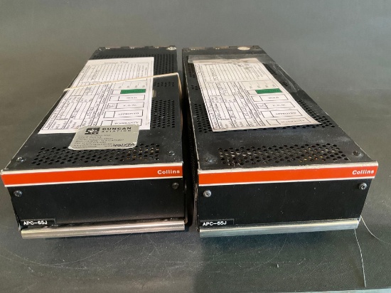 COLLINS APC-65J AUTOPILOT COMPUTERS 622-9785-432 (BOTH A/R)