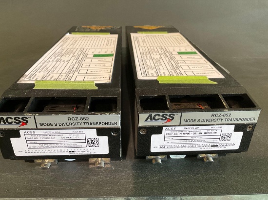 ACSS RCZ-852 TRANSPONDERS 7510700-951 (BOTH A/R)