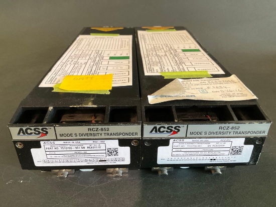 ACSS RCZ-852 TRANSPONDERS 7510700-951 (BOTH A/R)