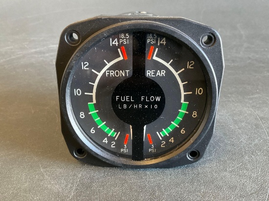 CESSNA 337 FUEL FLOW INDICATOR C662040-0103 (OVERHAULED)