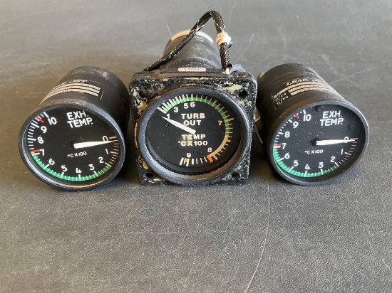 TURBINE TEMP IND 124.444.12 & EXHAUST TEMP S-207-3
