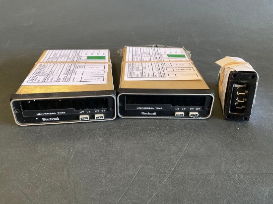 BEECHJET FLAP INDICATOR 45AS86805-29 (WWR) & FLIGHT CLOCKS 128-380060-1 ALT # M888 (A/R)