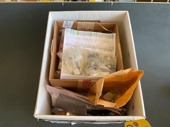 BOXES OF ANNUNCIATOR SWITCHES & AVIONICS INVENTORY
