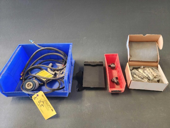TACH DRIVES, LAP BOARD, ACCY DRIVE BELTS & MISC.