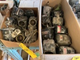 BOXES OF BENDIX MAGNETOS FOR PARTS