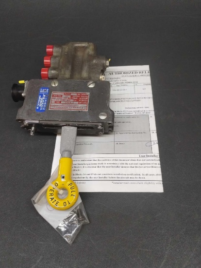 A109 LANDING GEAR SELECTOR ASSY 109-0512-43-1 (REPAIRED)