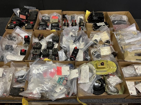 B767/B757 BOXES OF ELECTRICAL INVENTORY [116 LINE ITEMS]