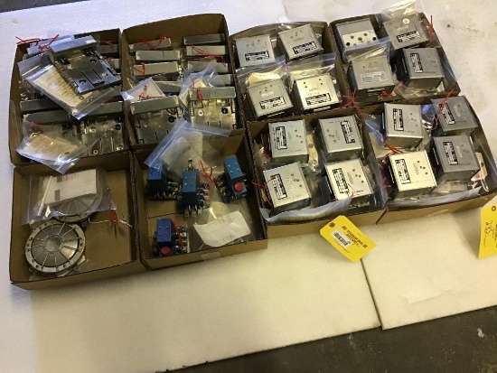 A320 BOXES OF DECODERS, LIGHTS, ADAPTERS, & MISC [63 LINE ITEMS]