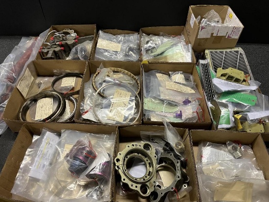 CF6 BOXES OF ADAPTERS, BEARINGS, & MISC [74 LINE ITEMS]