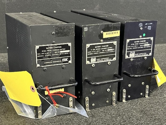 EDC BATTERY CHARGERS 2-301-3 (INSPECTED)