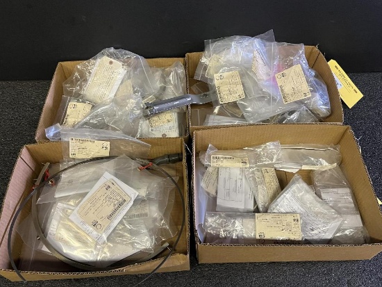 CF34 BOXES OF BRACKETS, BELLCRANKS, & MISC [29 LINE ITEMS] (MOST OVERHAULED OR INSPECTED)