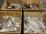 CF6 CRATES OF HOSES, TUBES, BRACKETS, & MISC [154 LINE ITEMS]