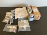NEW PIPER RELAYS 584-283, COWL FLAP INDICATORS 550-742, RECEIVER DRYER 456-615, ELT SWITCH 455-6196,