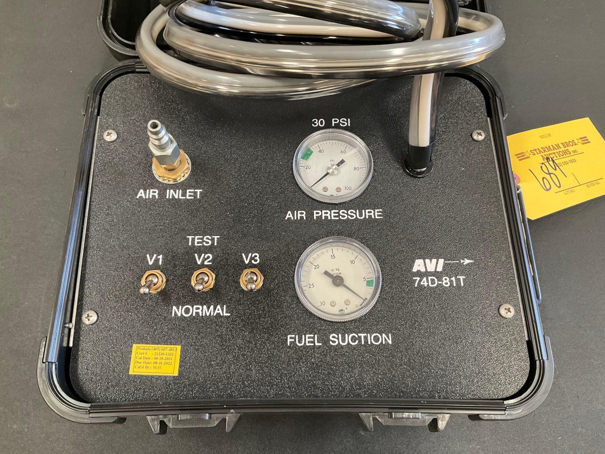 AVI 74D-81T FUEL VALVE TEST SET & CESSNA P/N | Proxibid