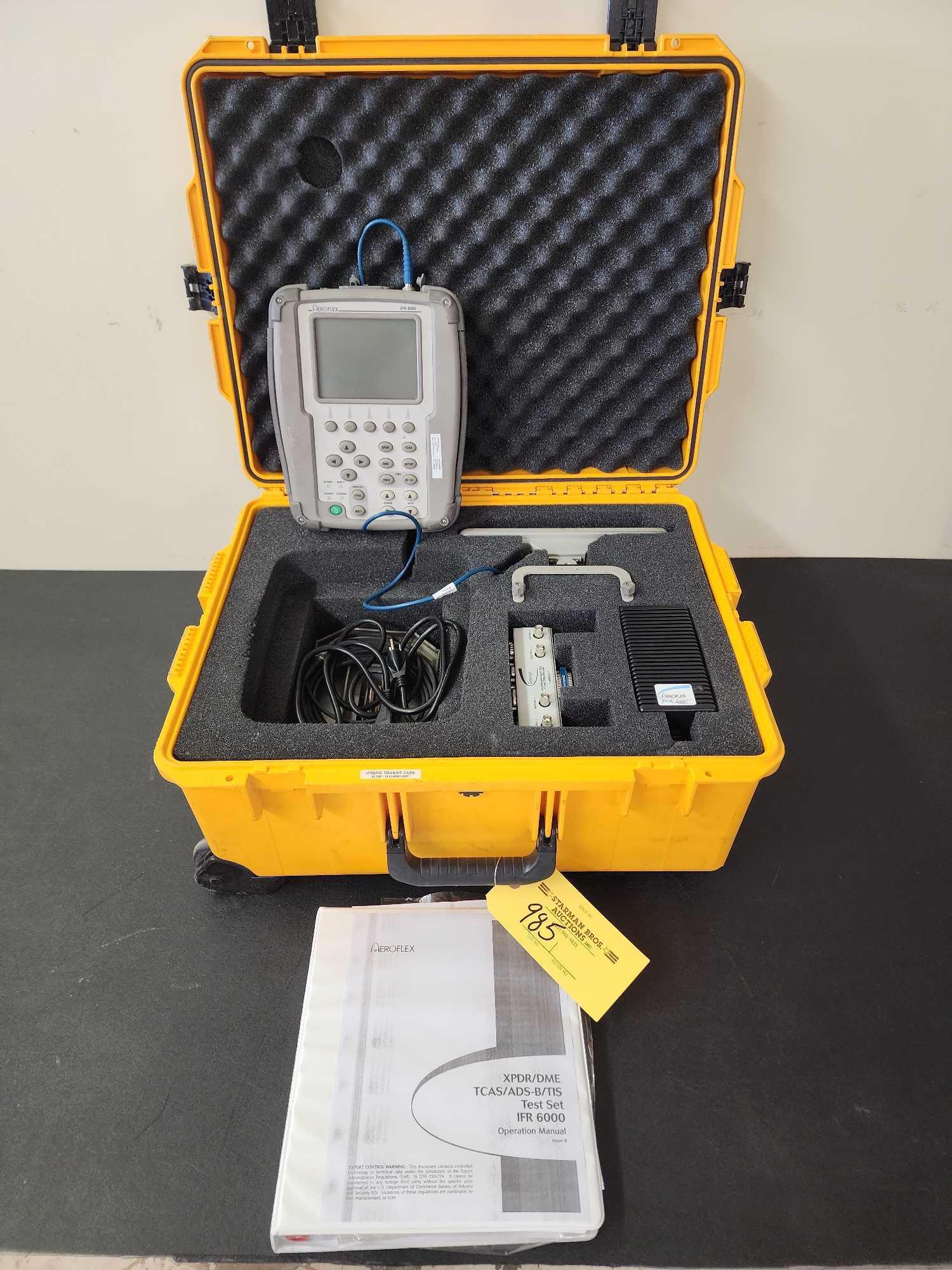AEROFLEX IFR-6000 TEST SET XPDR/DME/TCAS/TIS, OUT | Proxibid