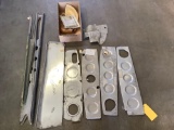 NEW CESSNA 172/182 RIBS 0523508-13 & -25, 0523507, 0722194-11, SPARS, COWL FLAP & MISC