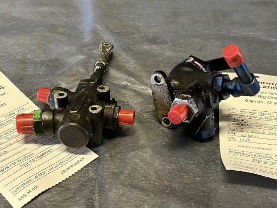 PRESSURE RELIEF VALVES (1) 2530-1 & MANUAL SELECTOR VALVE (1) 400017000