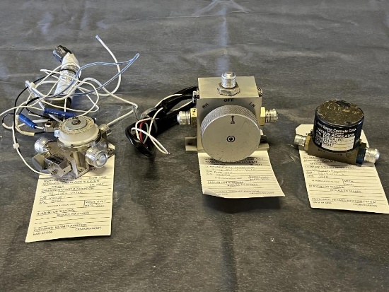 SHUT-OFF VALVE (1) 98070-1, SELECTOR VALVE (1) P194-395, & VACUUM REGULATOR (1) 9019A100-2