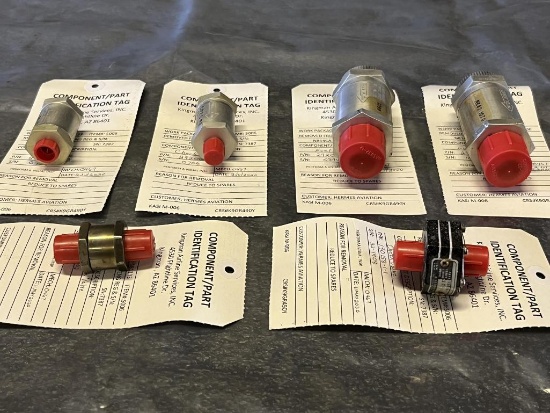 CHECK VALVES (1) 2770080-102, (1) 130158-1-1, (4) 2920041-103
