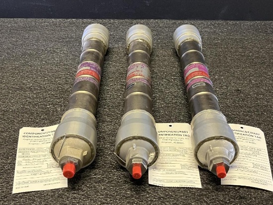 HYDRAULIC ACCUMULATORS (1) 08-60163-001, (2) 08-60163-002