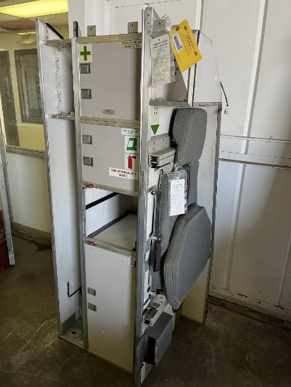 EQUIPMENT CABINET (1) 4591001C115 W/OBSERVER SEAT (1) 15680-21X