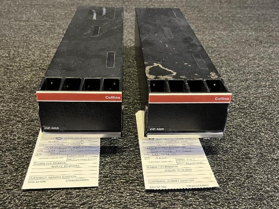 COLLINS VHF-422A VHF TRANSCEIVERS 622-7292-101