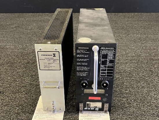 HONEYWELL APU ELECTRONIC CONTROL UNIT (1) 2118800-2 & ENDEVCO VIBRATION SIGNAL CONDITIONING UNIT (1)