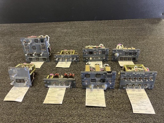 CONTROL PANELS (1) 601R51463-13, (1) 601R51162-27, (1) 601R51086-23, (1) 601R51201-1, (1)