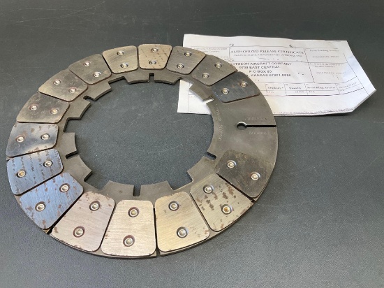 NEW 1900 STATIONARY BRAKE DISC 114-8008-17 (HAS MINOR SURFACE RUST FROM STORAGE)