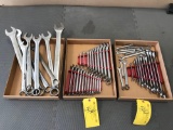 BOXES OF NAPA WRENCH SETS & WRENCHES