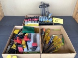 BOXES OF ALLEN WRENCHES & MISC